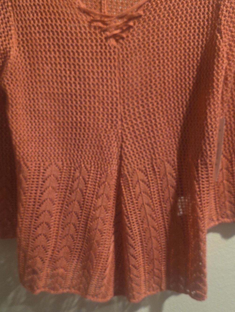 NWT Southern Lady Open Weave Top - Picture 5 of 9